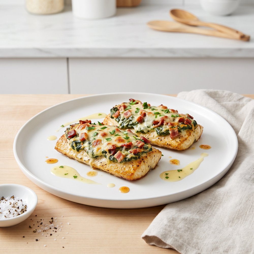 Rockefeller-Style Mahi Mahi