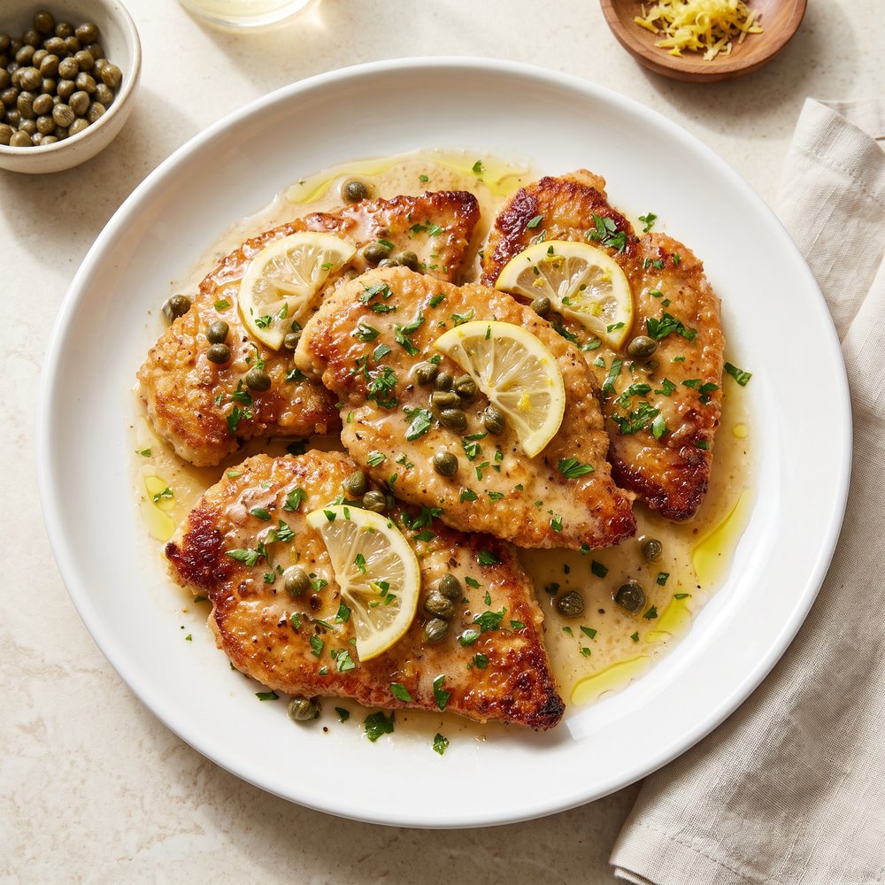 Classic Lemon-Caper Chicken Piccata