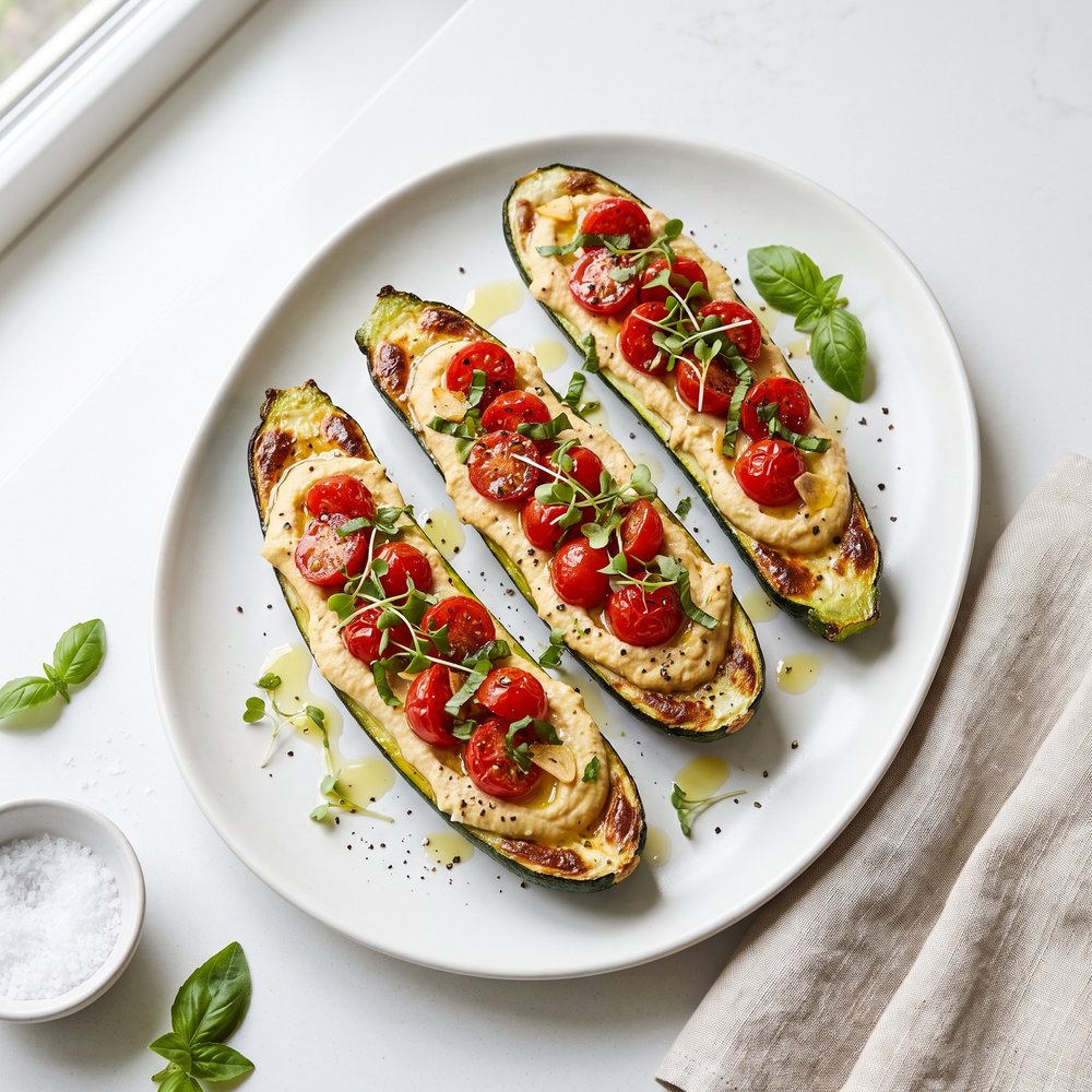 Vegan Zucchini Boats
