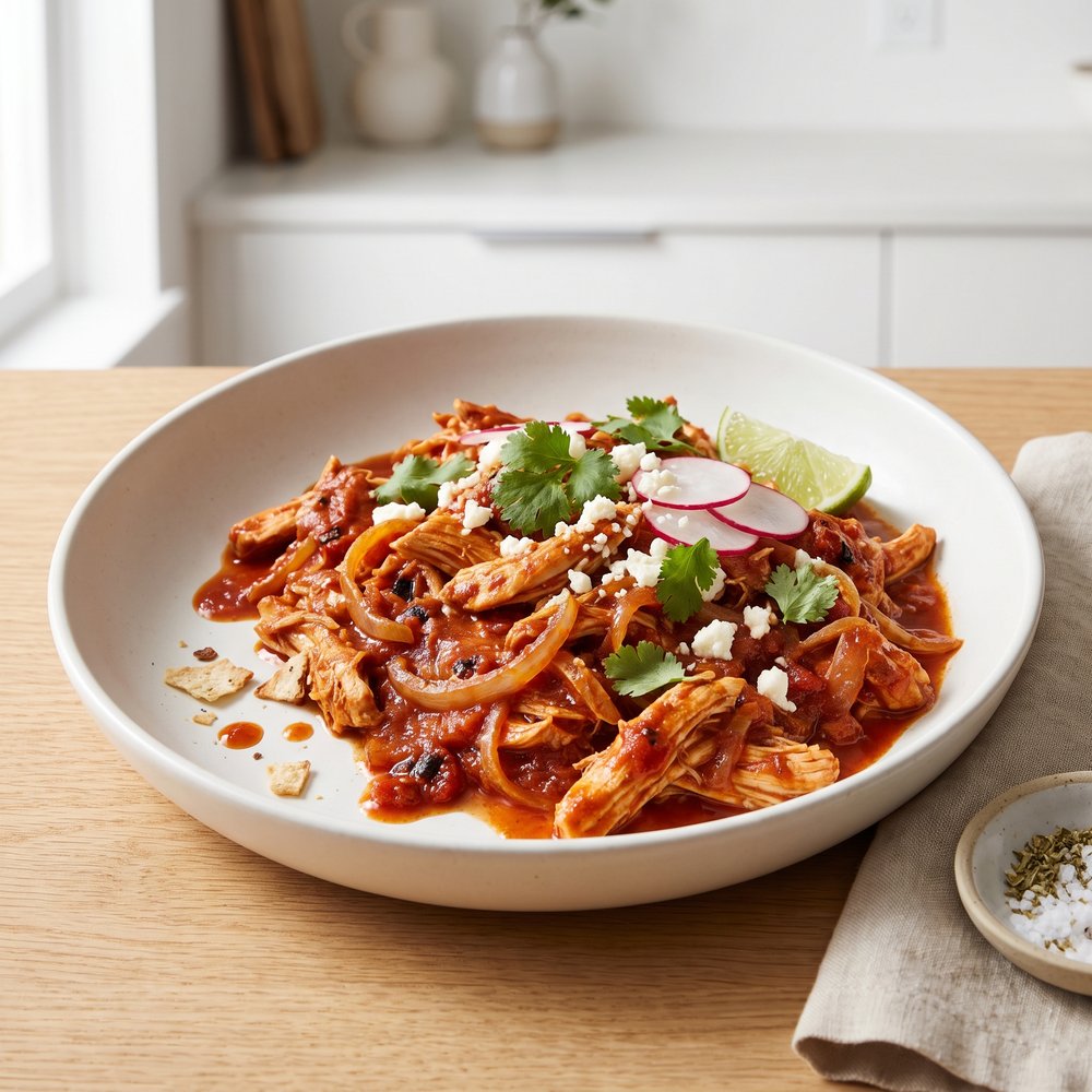 Spicy Shredded Chicken Tinga