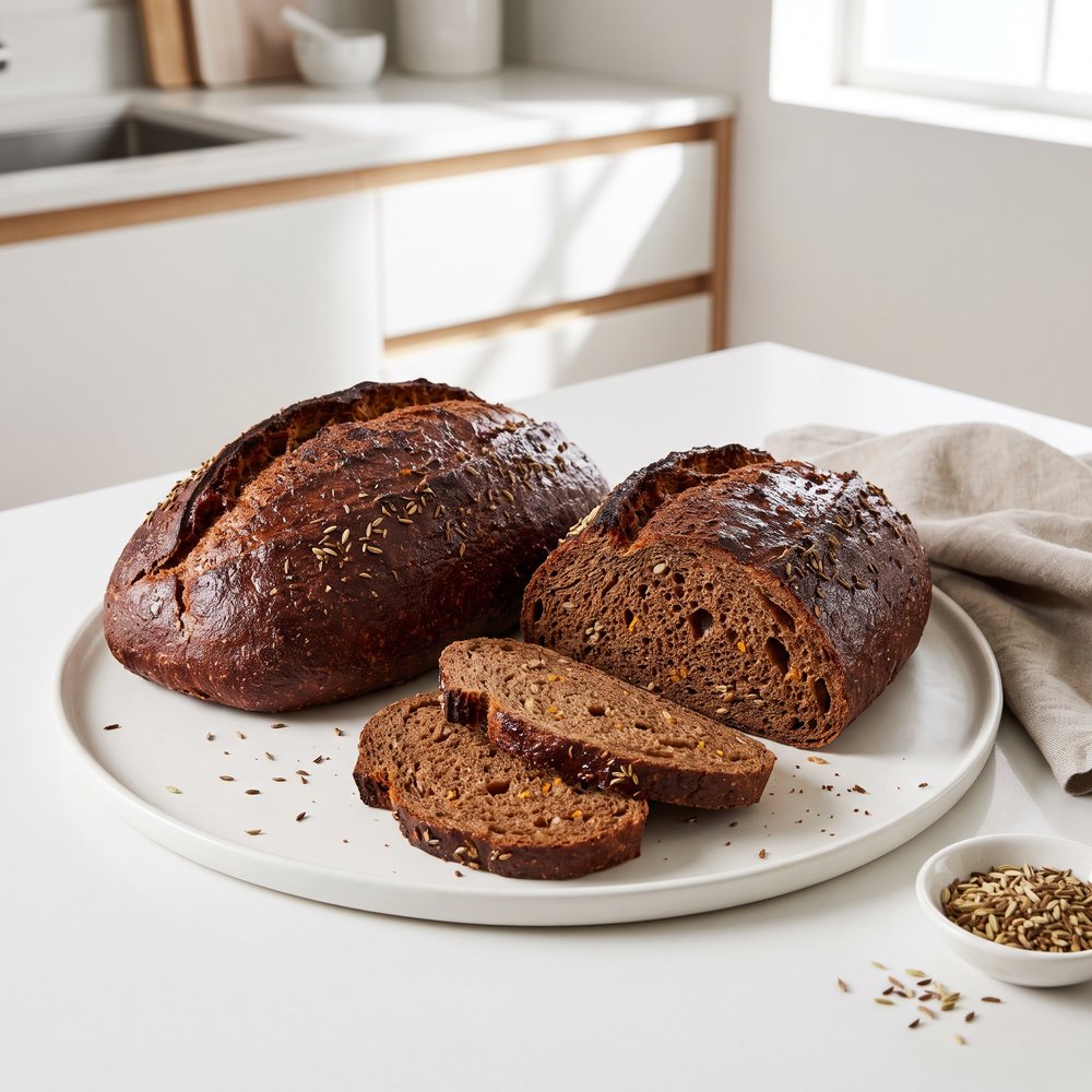 Sigtebrød: Danish Spiced Rye Loaf