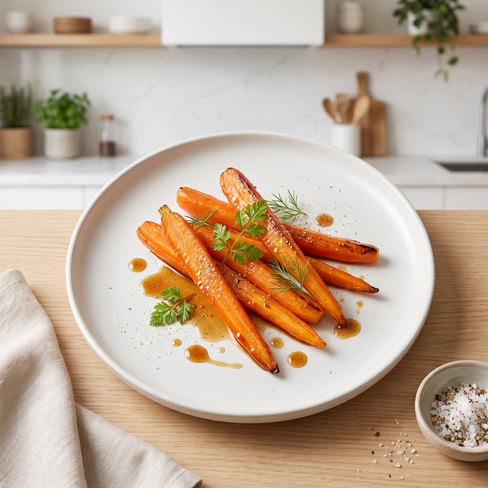 Brown Sugar–Butter Glazed Carrots