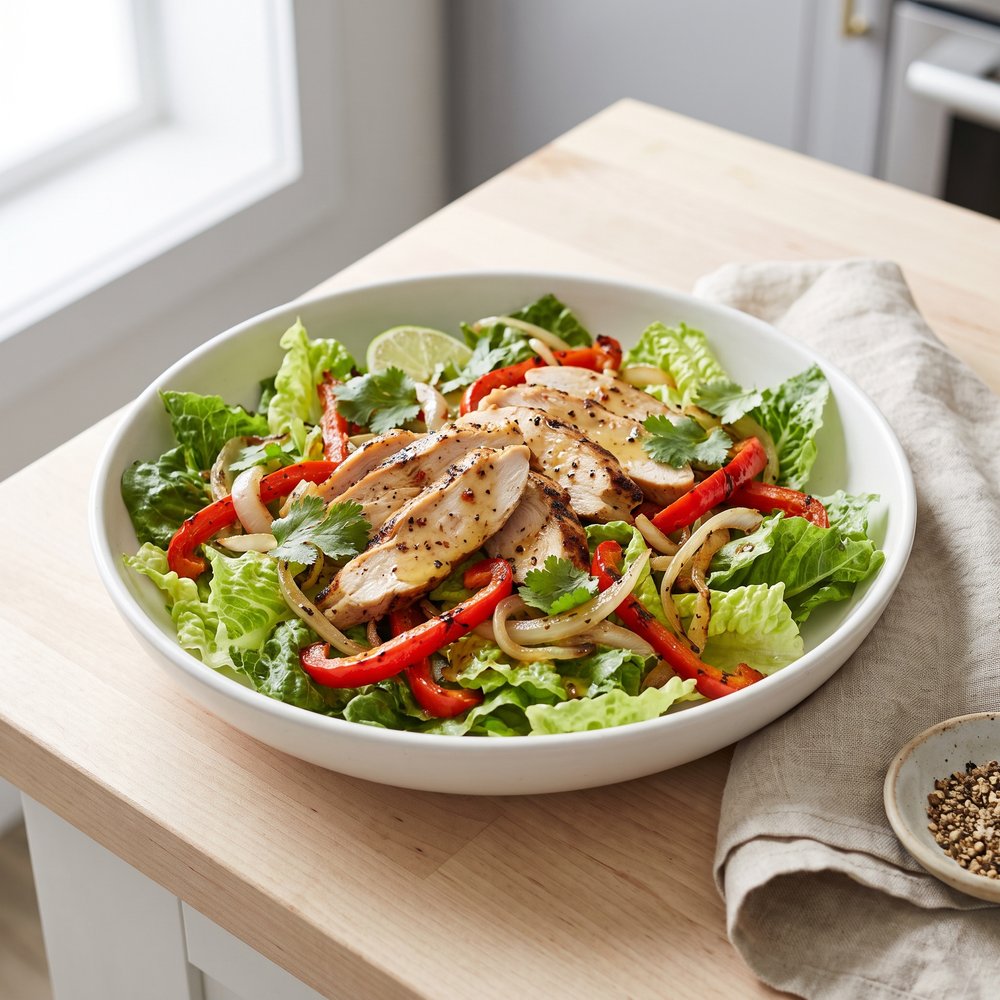 Char-Grilled Chicken Fajita Salad