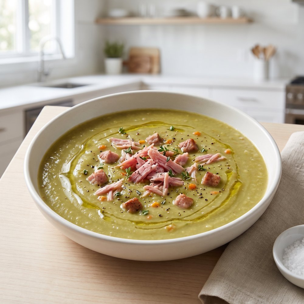 Rick's Hearty Split Pea and Ham Soup
