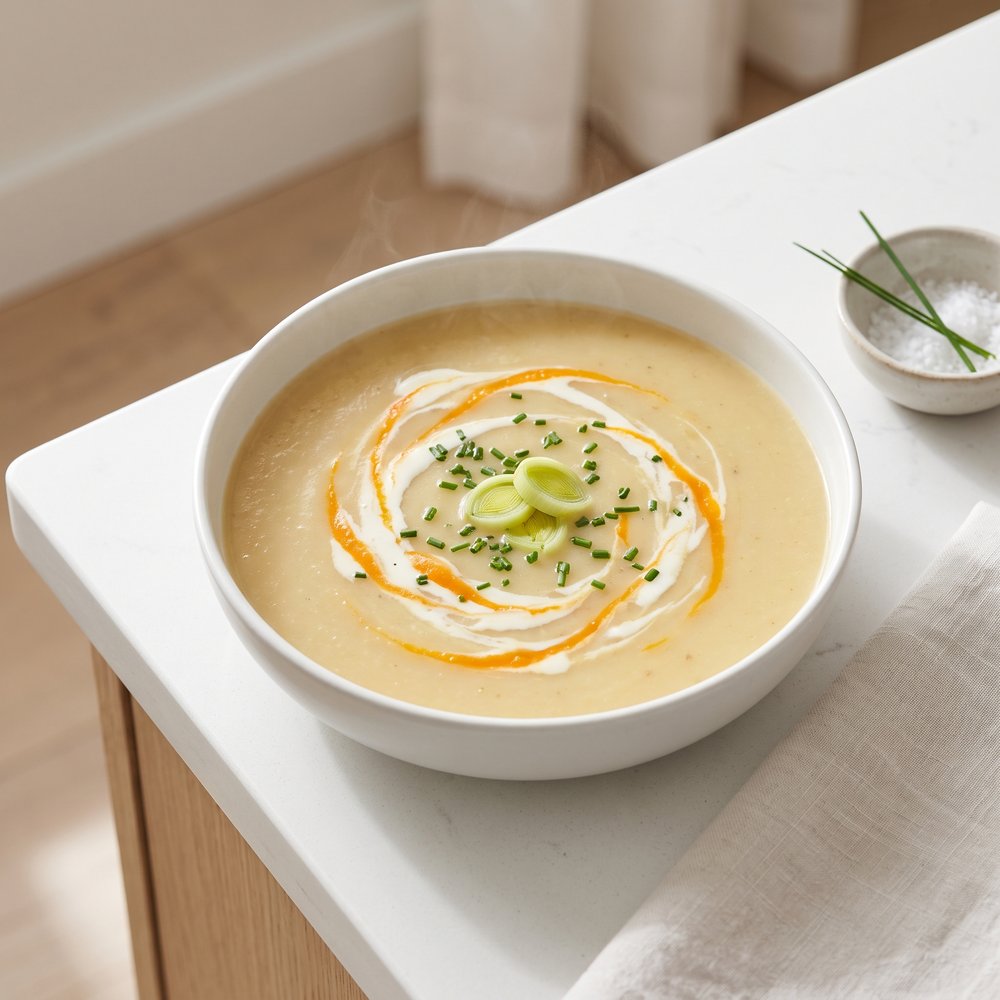 Silky Potato, Carrot & Leek Cream Soup