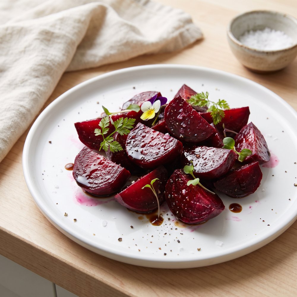 Maple-Balsamic Roasted Beet Salad