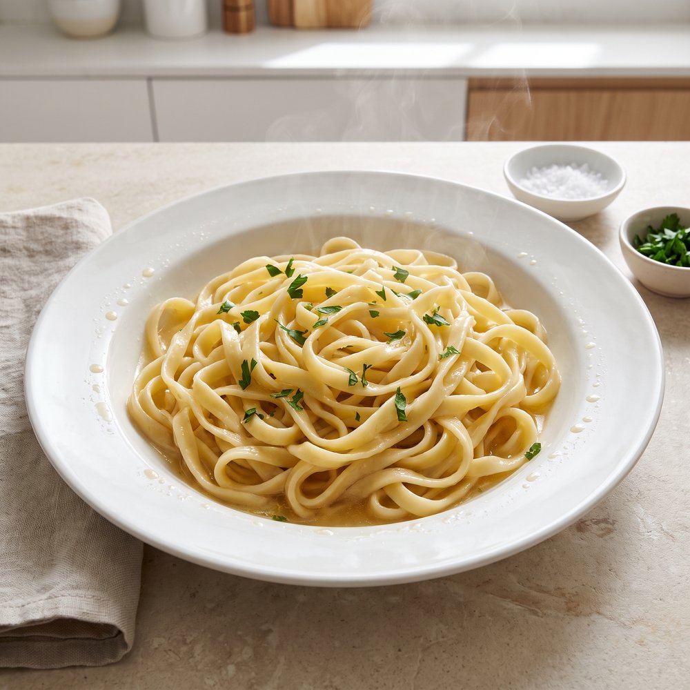 Simple Polish Kluski Noodles in Broth