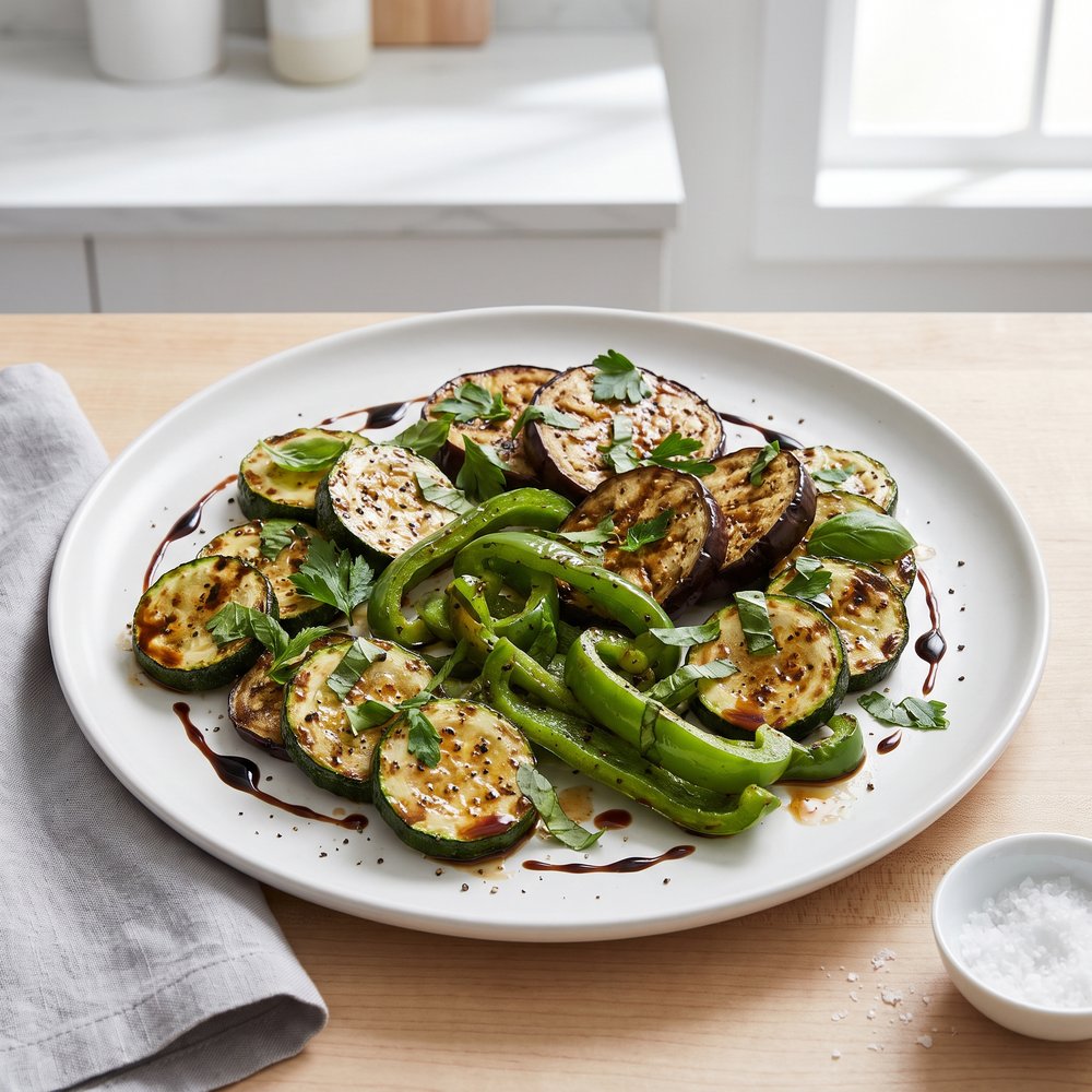 Balsamic-Grilled Summer Vegetables