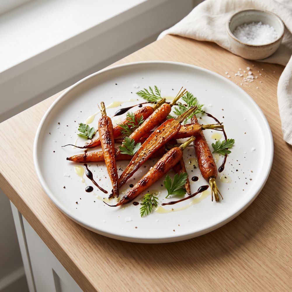 Balsamic Roasted Carrots