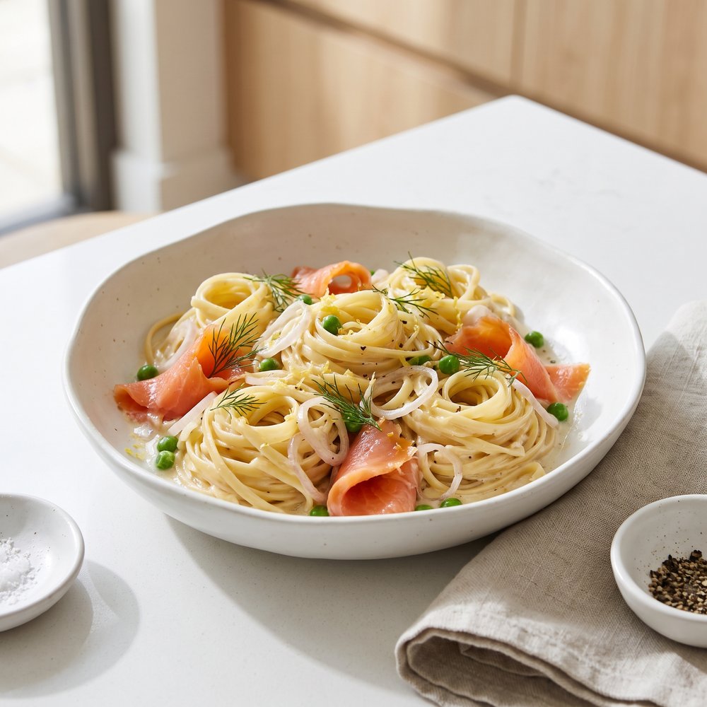 Easy Smoked Salmon Pasta
