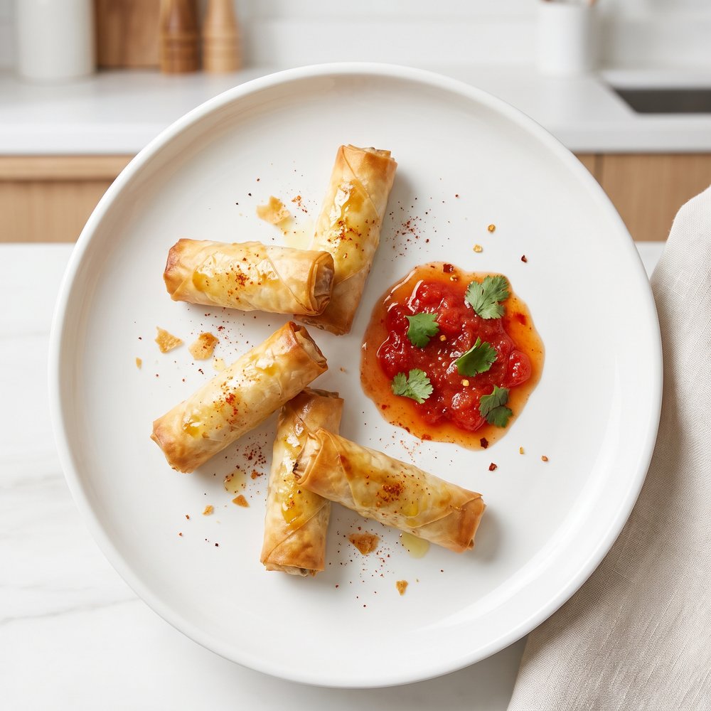 Spiced Moroccan Beef Phyllo Cigars