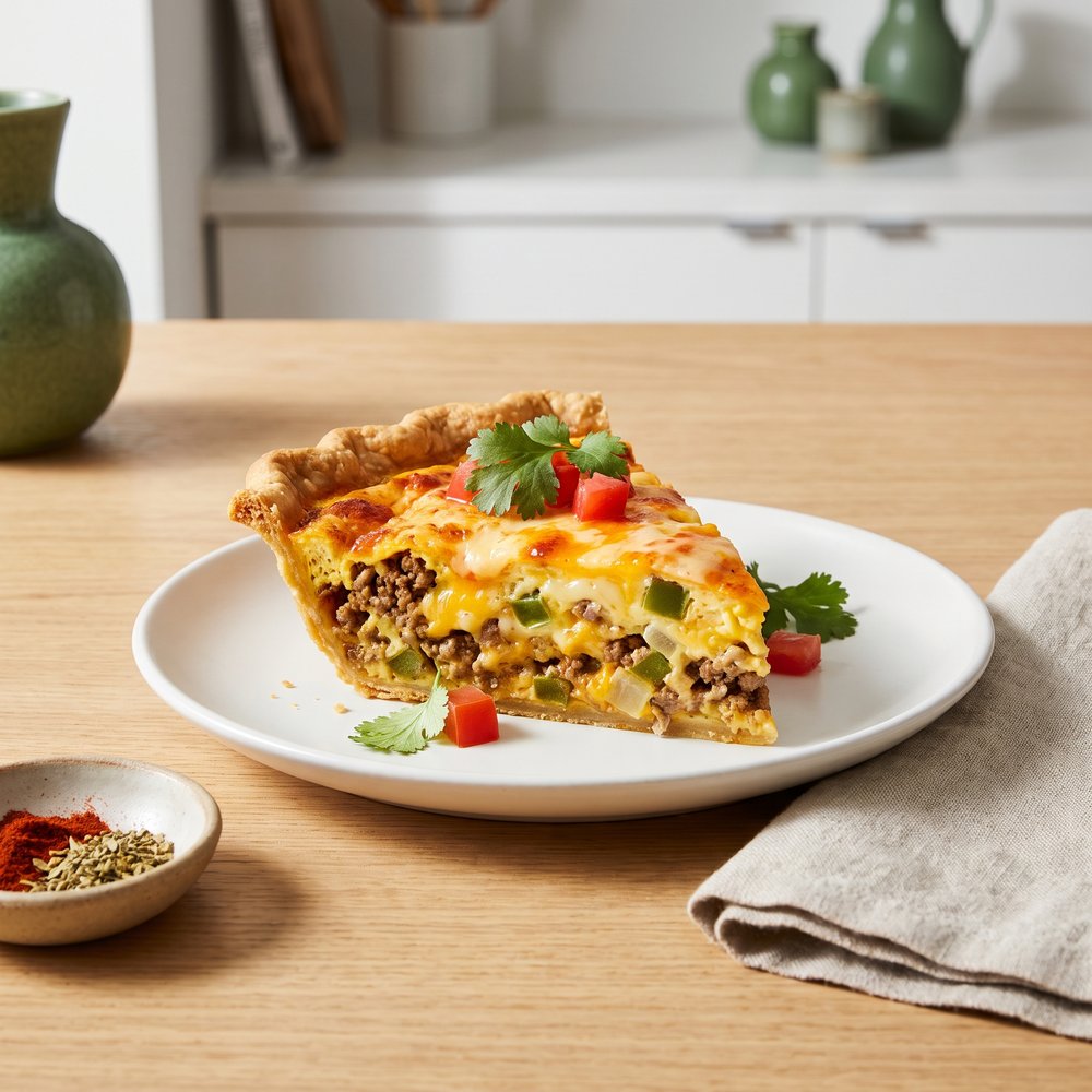 Taco-Inspired Mexican Quiche