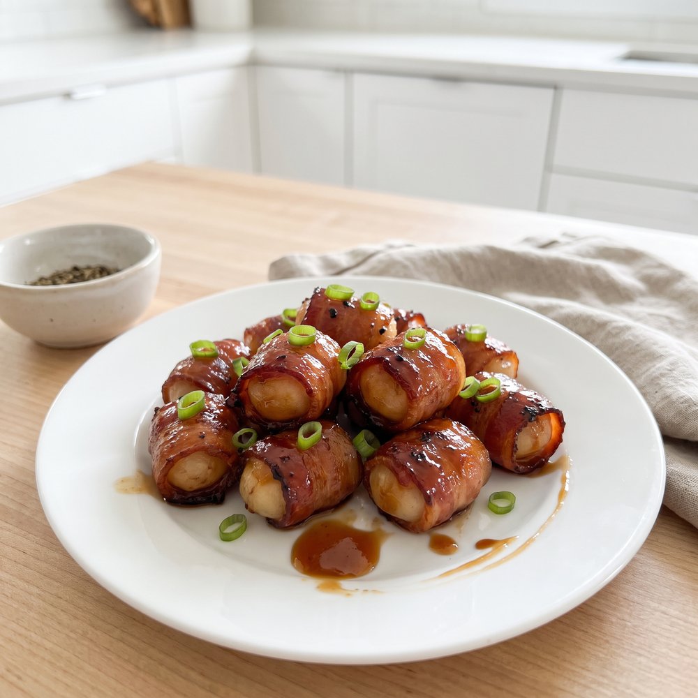 Bacon-Wrapped Water Chestnuts