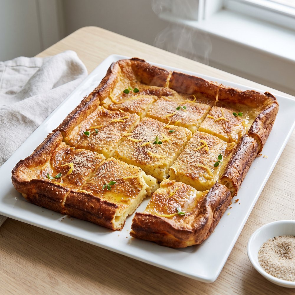Finnish Baked Pancake (Pannukakku)