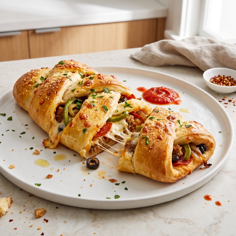 Braided Colorado Pizza Loaf