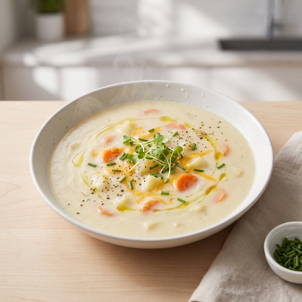 Dylan's Potato, Carrot, and Cheddar Soup