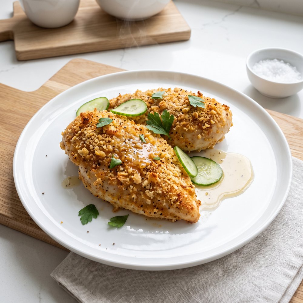 Crispy Oven-Baked Chicken Breasts