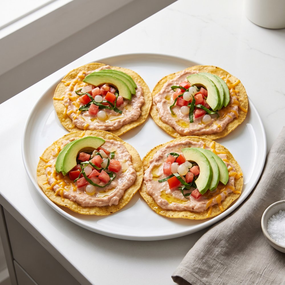 Avocado and Tuna Tostadas