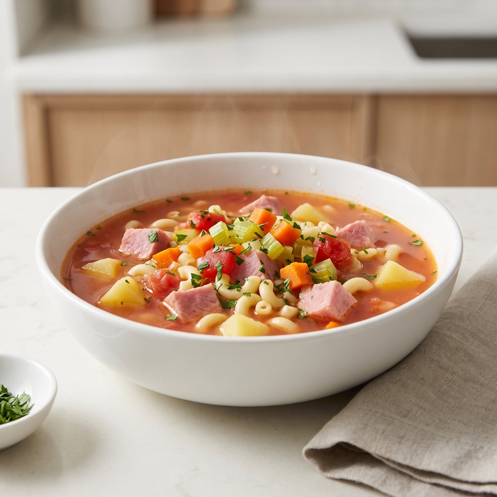 Post-Holiday Ham Bone Hearty Soup