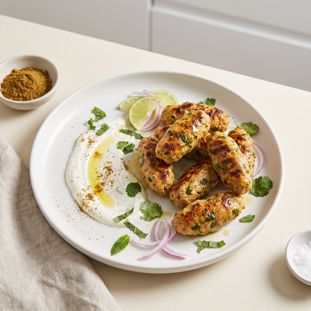Herbed Chicken Kofta Meatballs