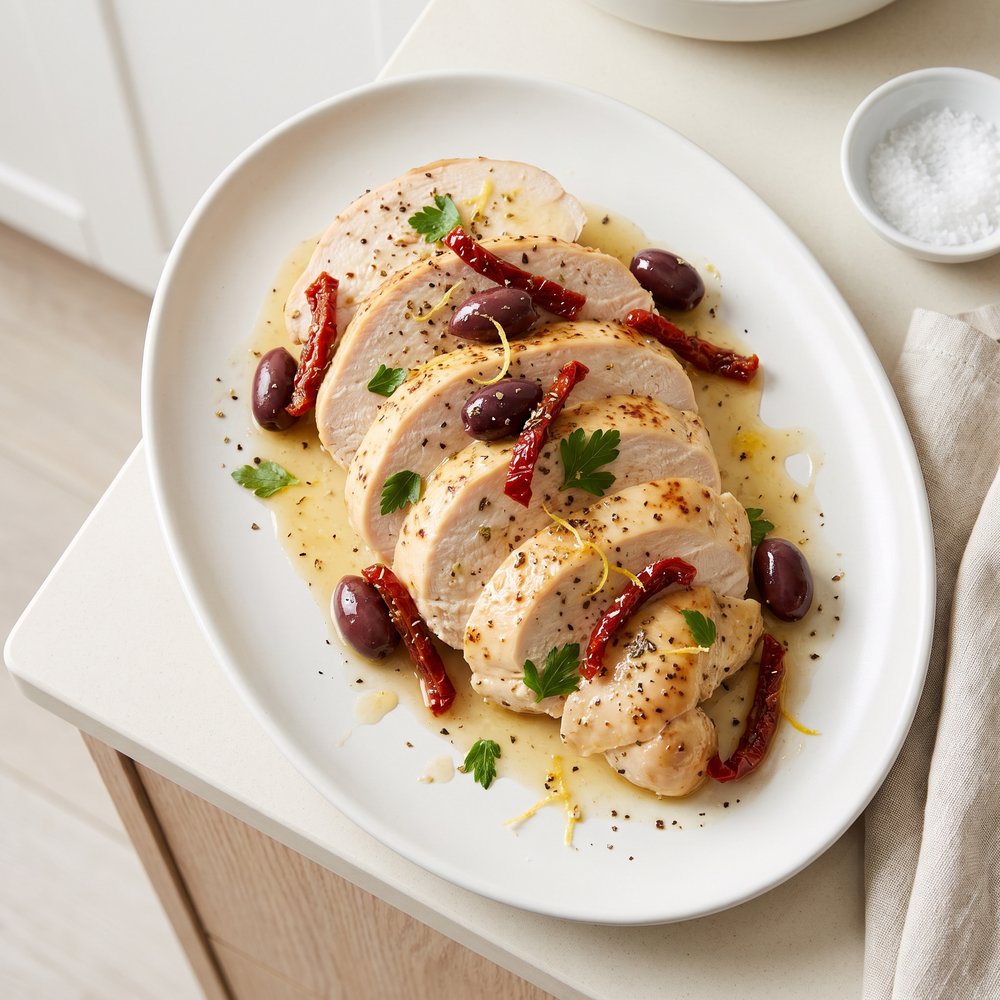 Crockpot Mediterranean Turkey Breast Roast