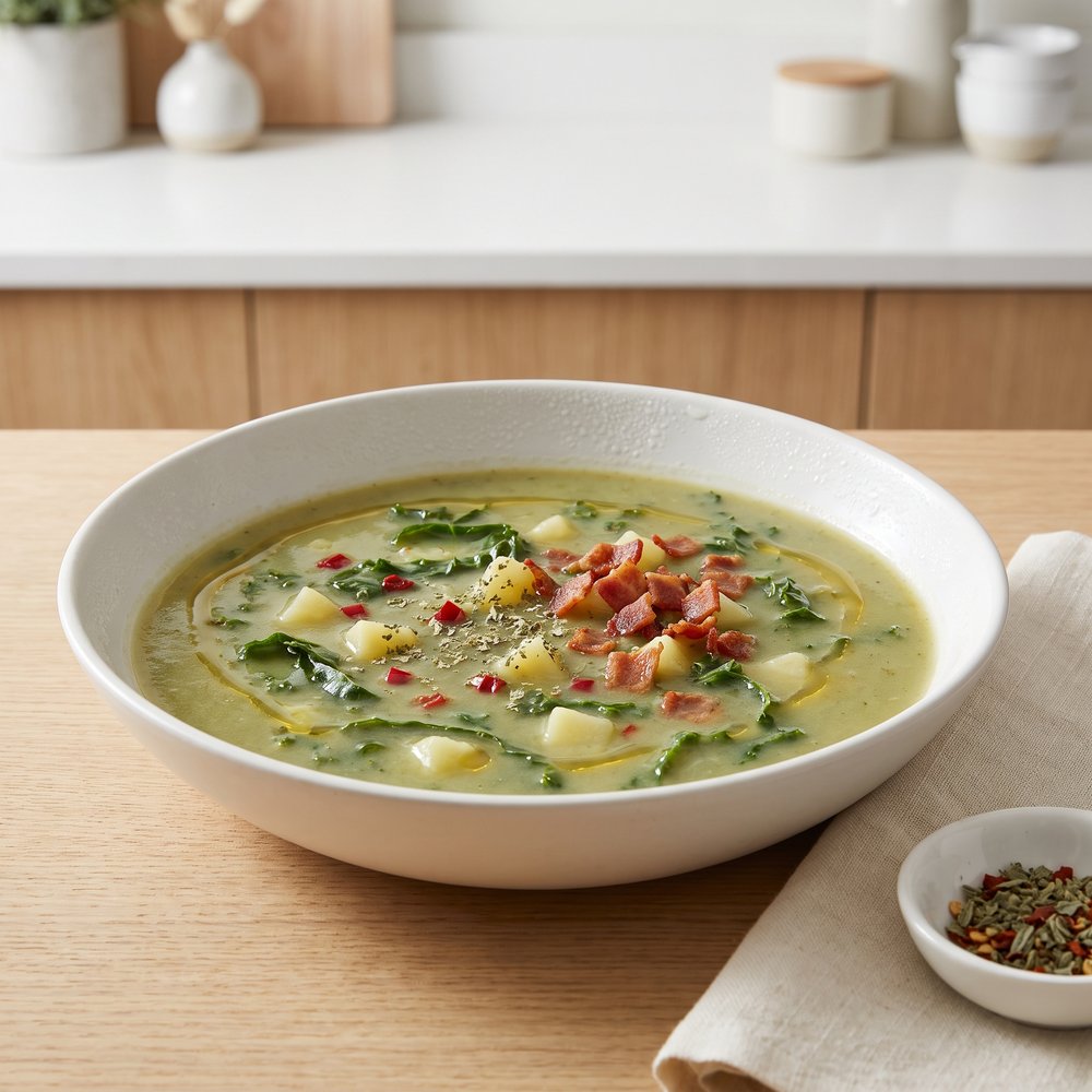 Cool Kale and Potato Soup