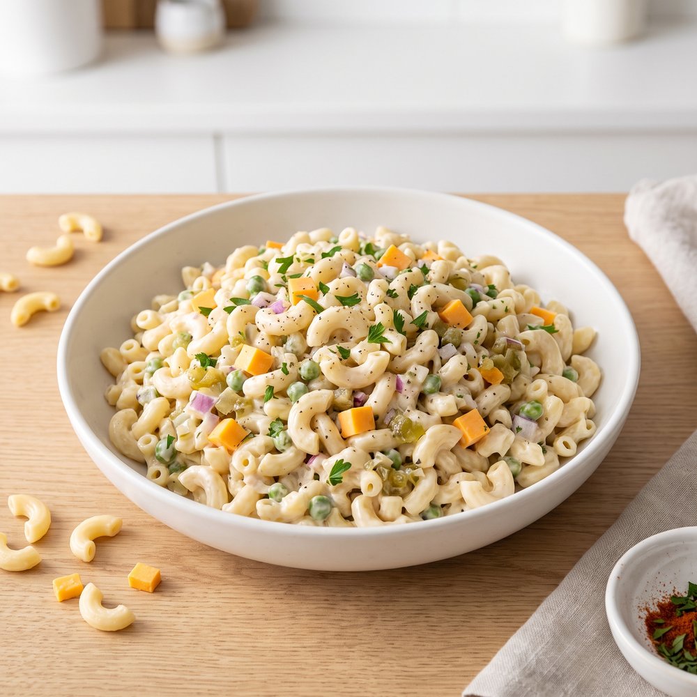Cheddar and Macaroni Salad