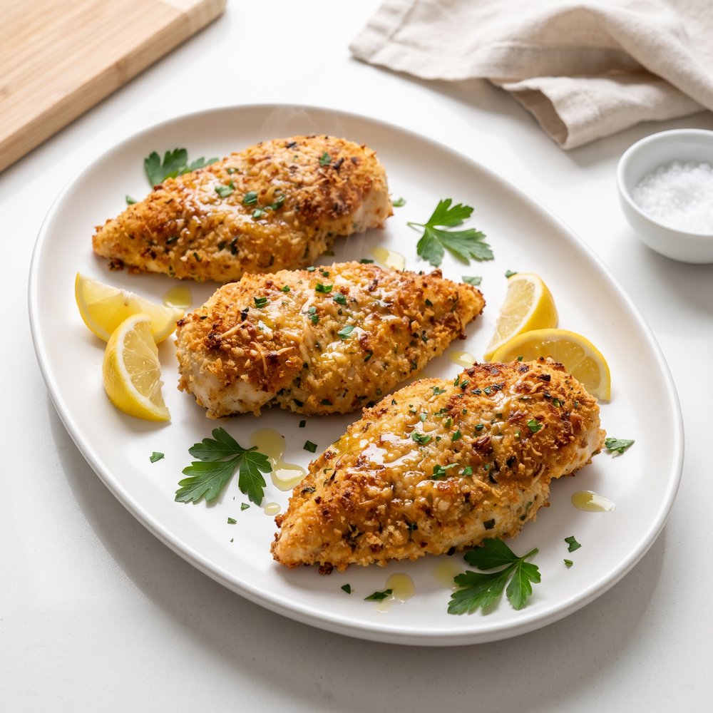Parmesan-Crusted Chicken Breasts