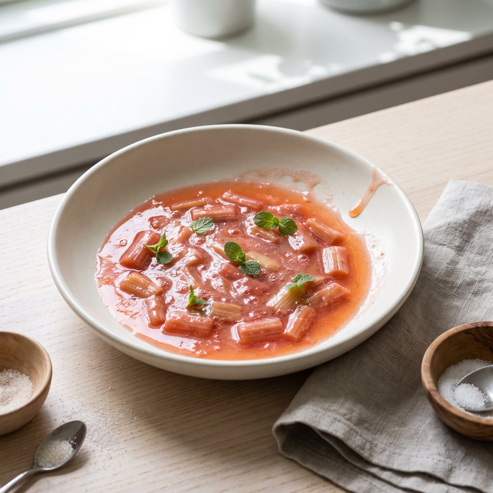 Buttery Sweet-Tart Rhubarb Compote