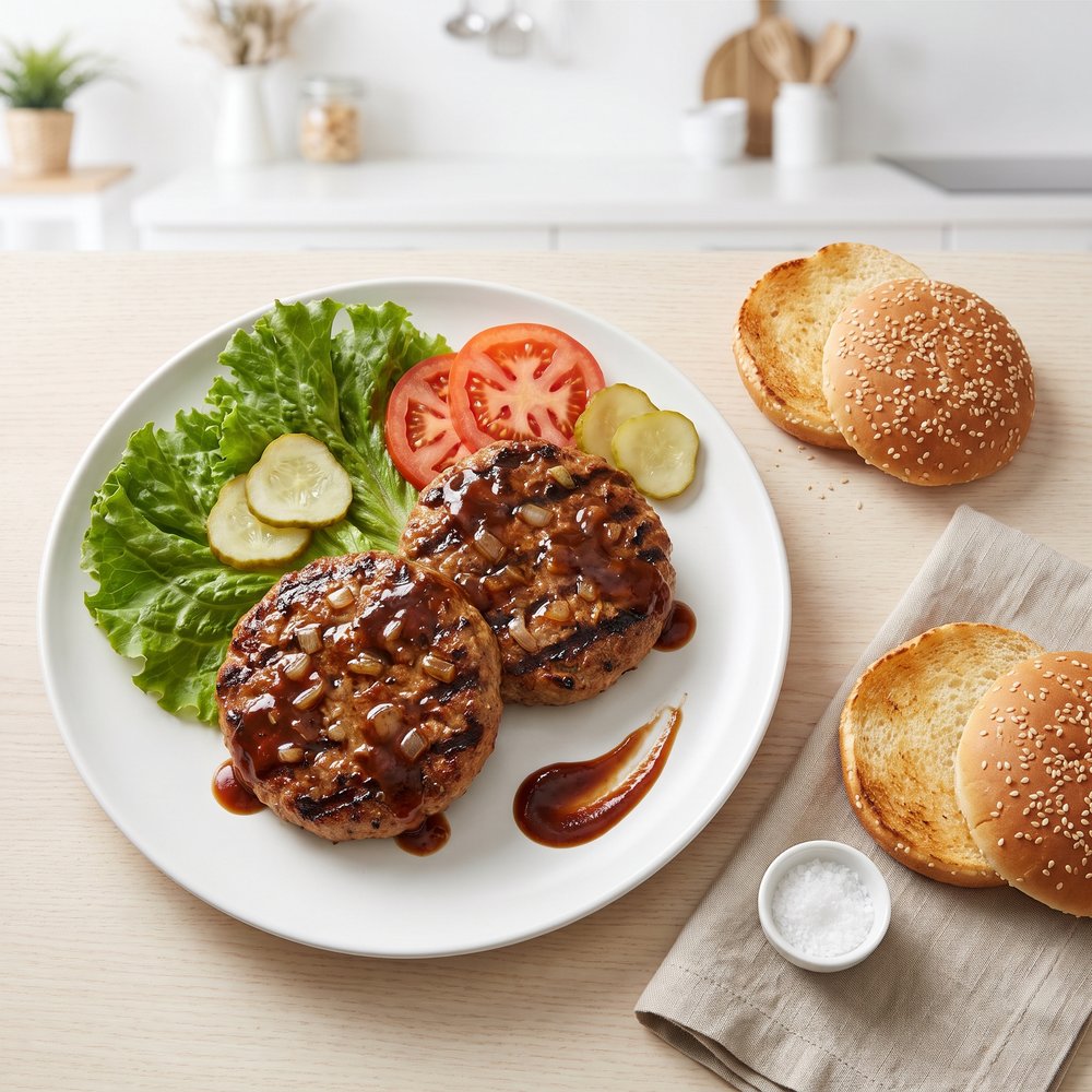 Tastes-Like-Beef Turkey Burgers