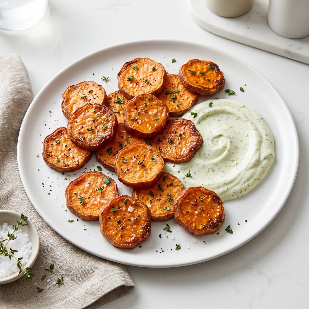 Baked Sweet Potato Coins