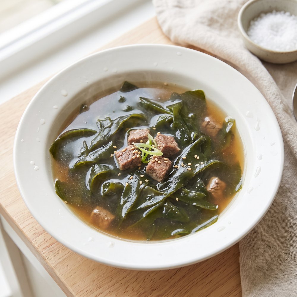 Korean Miyeok-Guk (Beef Seaweed Soup)