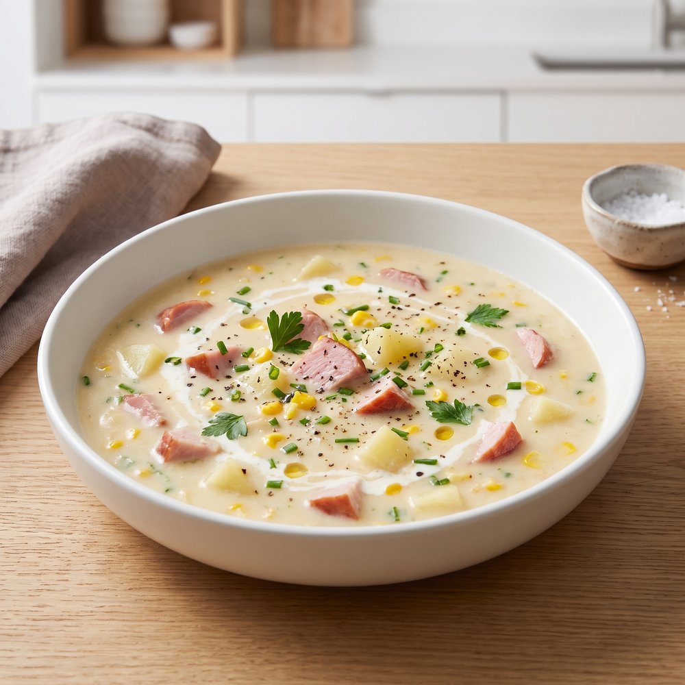 Creamy Turkey and Corn Chowder