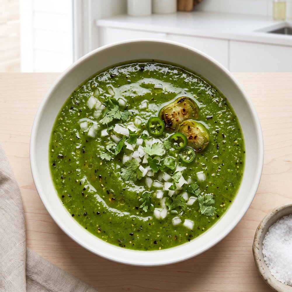 Air Fryer Roasted Salsa Verde