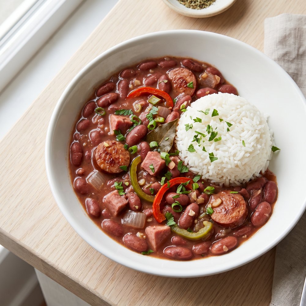 My Creole Red Beans with Rice