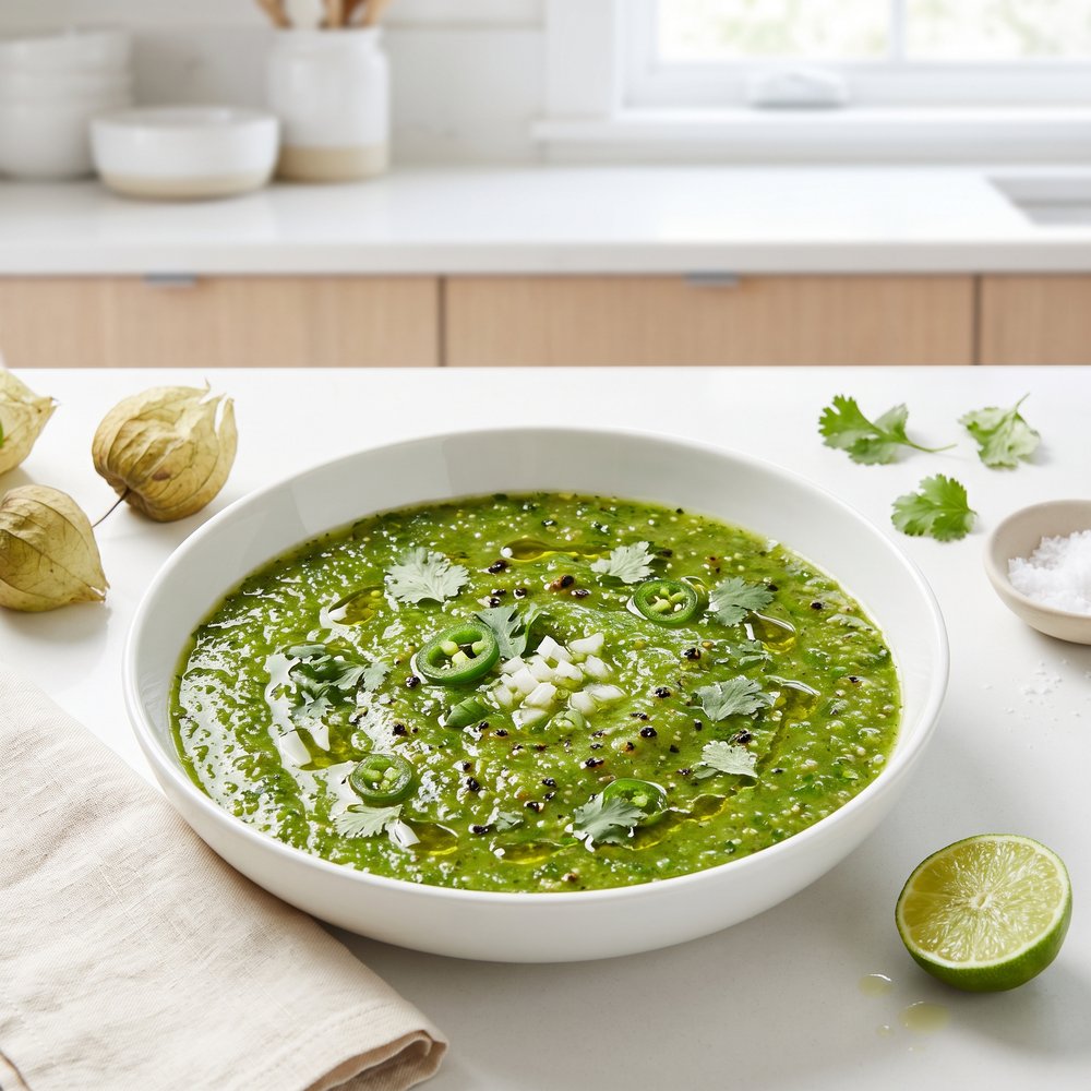 Salsa Verde con Tomatillo