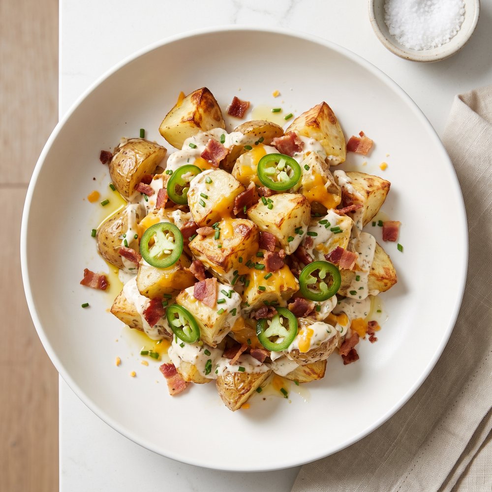 Creamy Jalapeño Popper-Inspired Potato Salad
