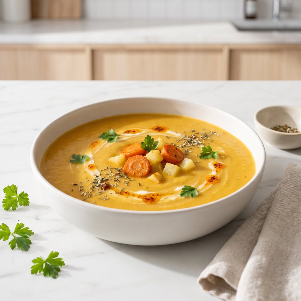 Dee's Creamy Roasted Carrot Soup