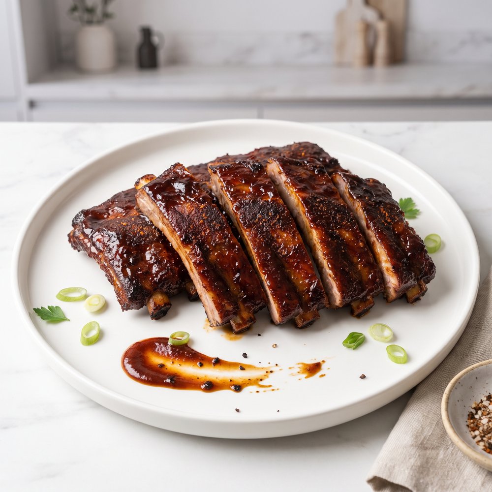 Air-Fried BBQ Baby Back Ribs