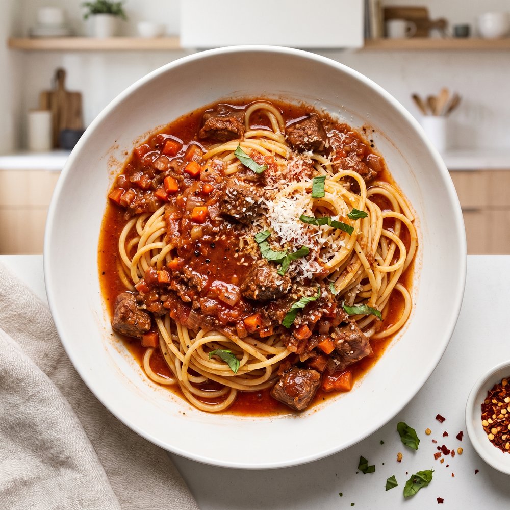 Crockpot Beef Bolognese Sauce