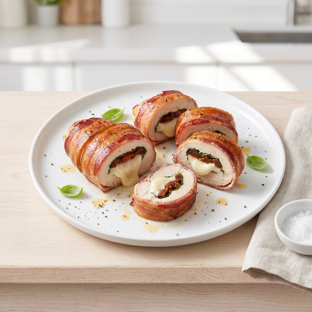 Stuffed Tomato Basil Chicken