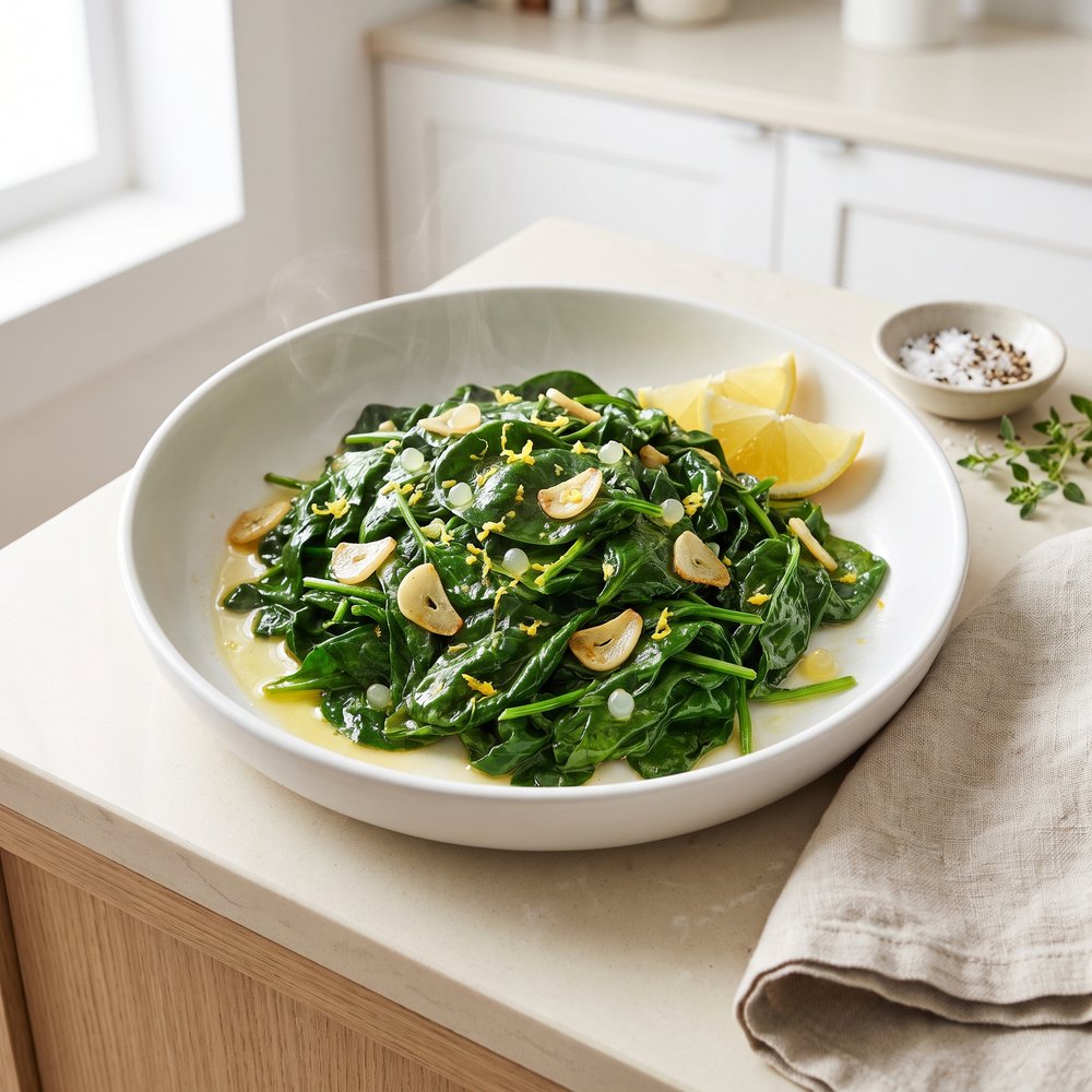 Garlic Spinach