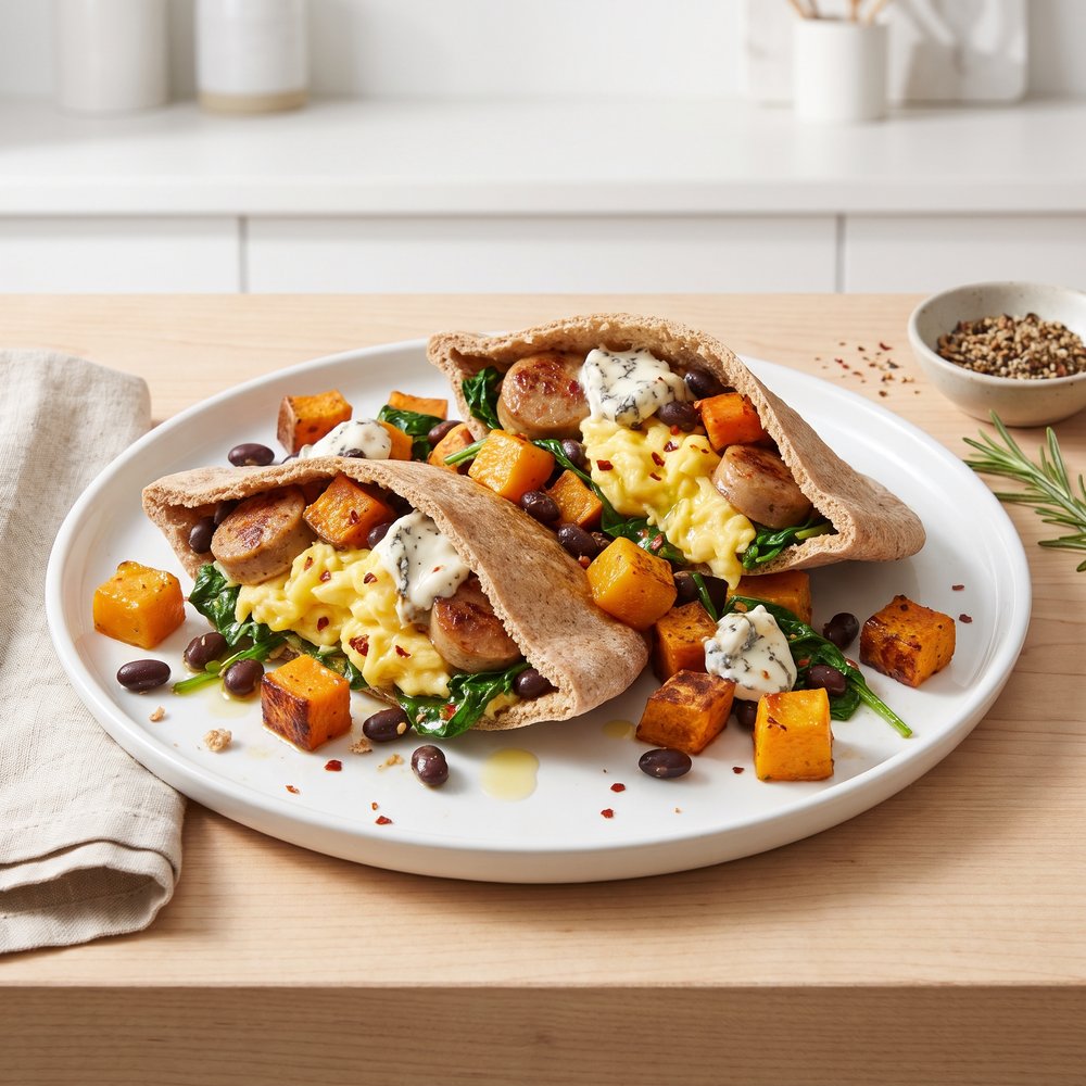 Autumn Morning Pita Pockets