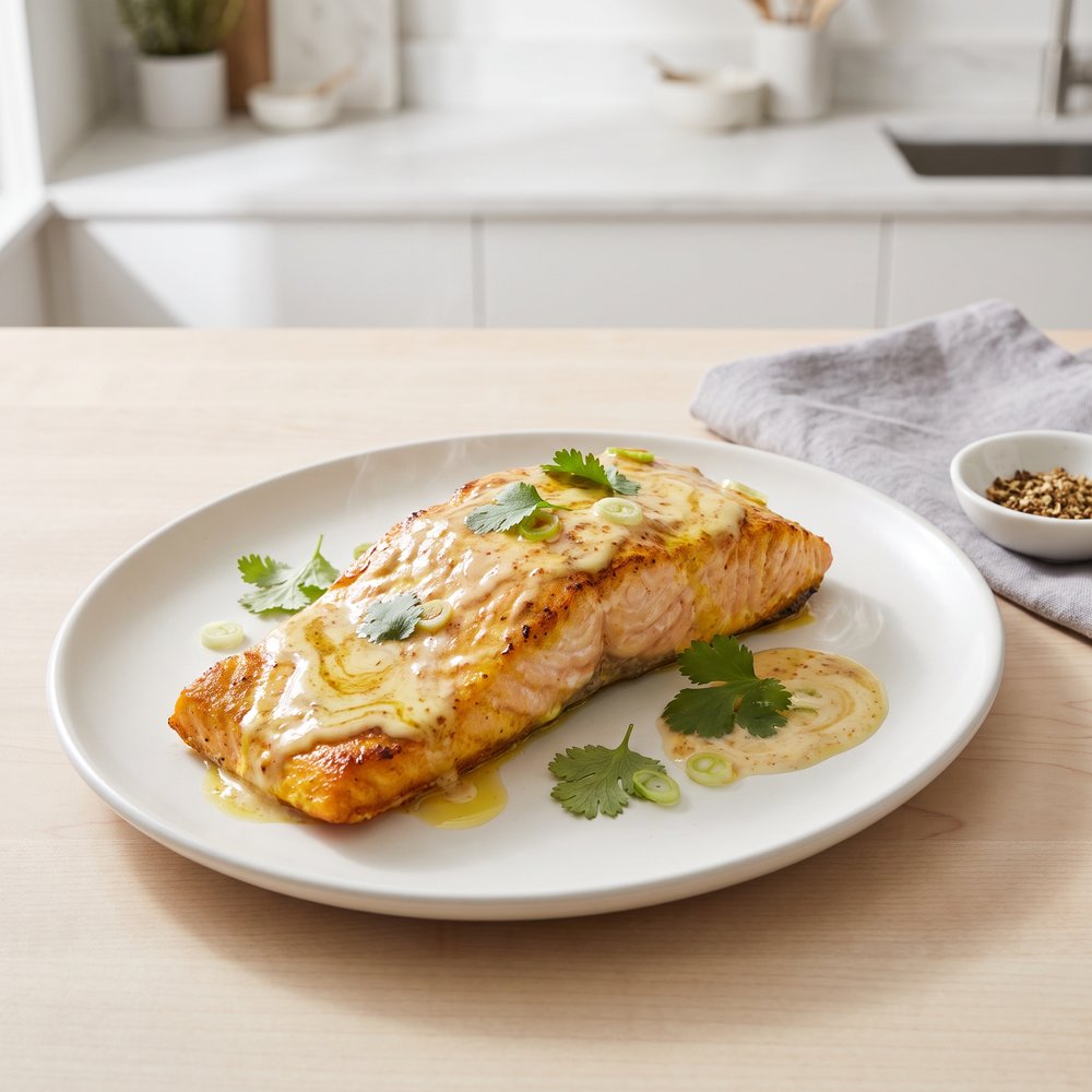 Curried Salmon Bake