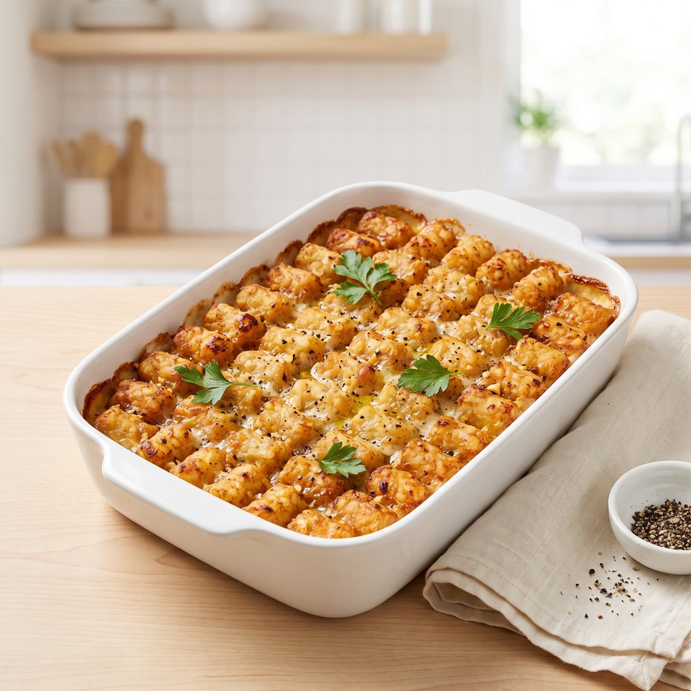 Weeknight Tater Tot Bake