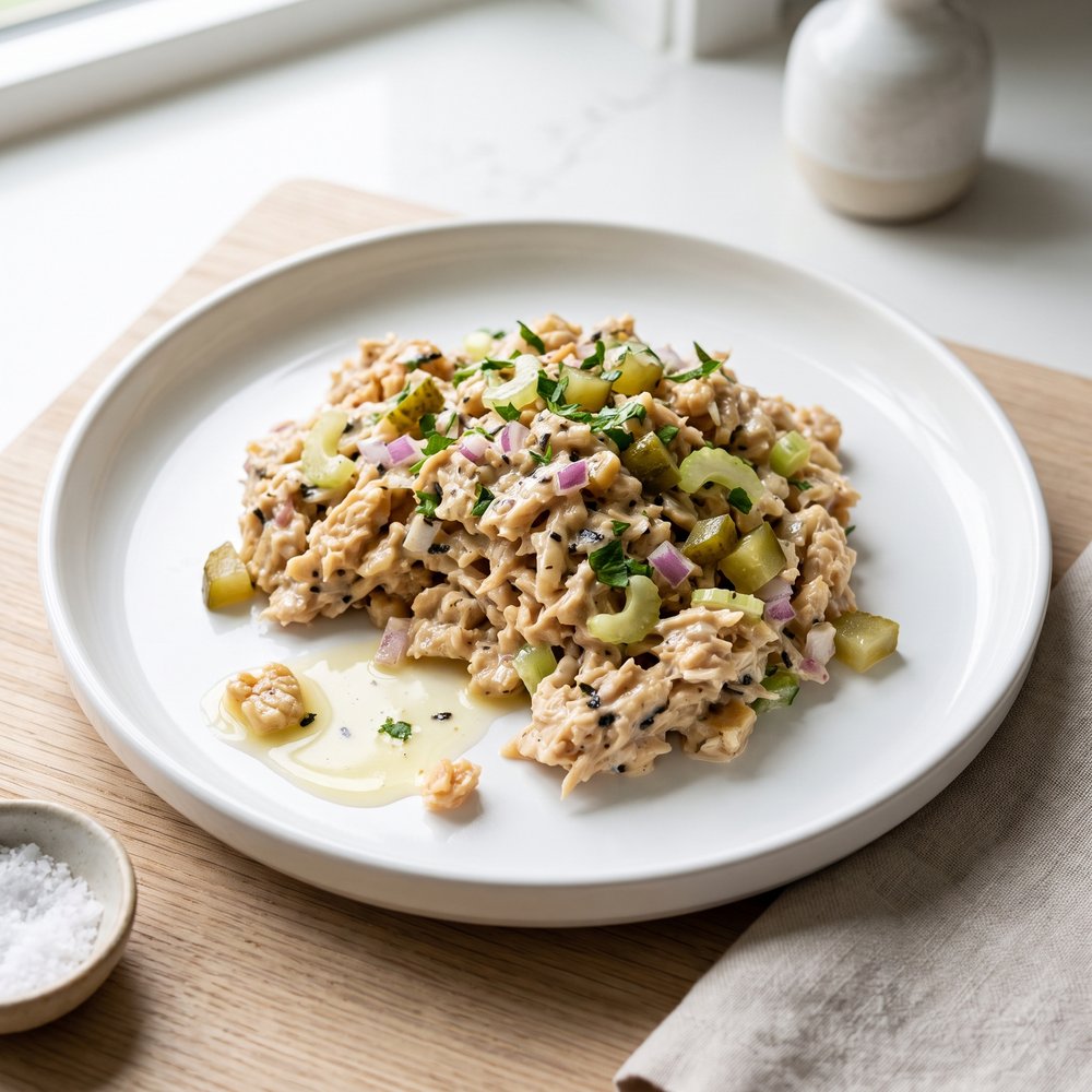 Tempeh “Tuna” Style Salad
