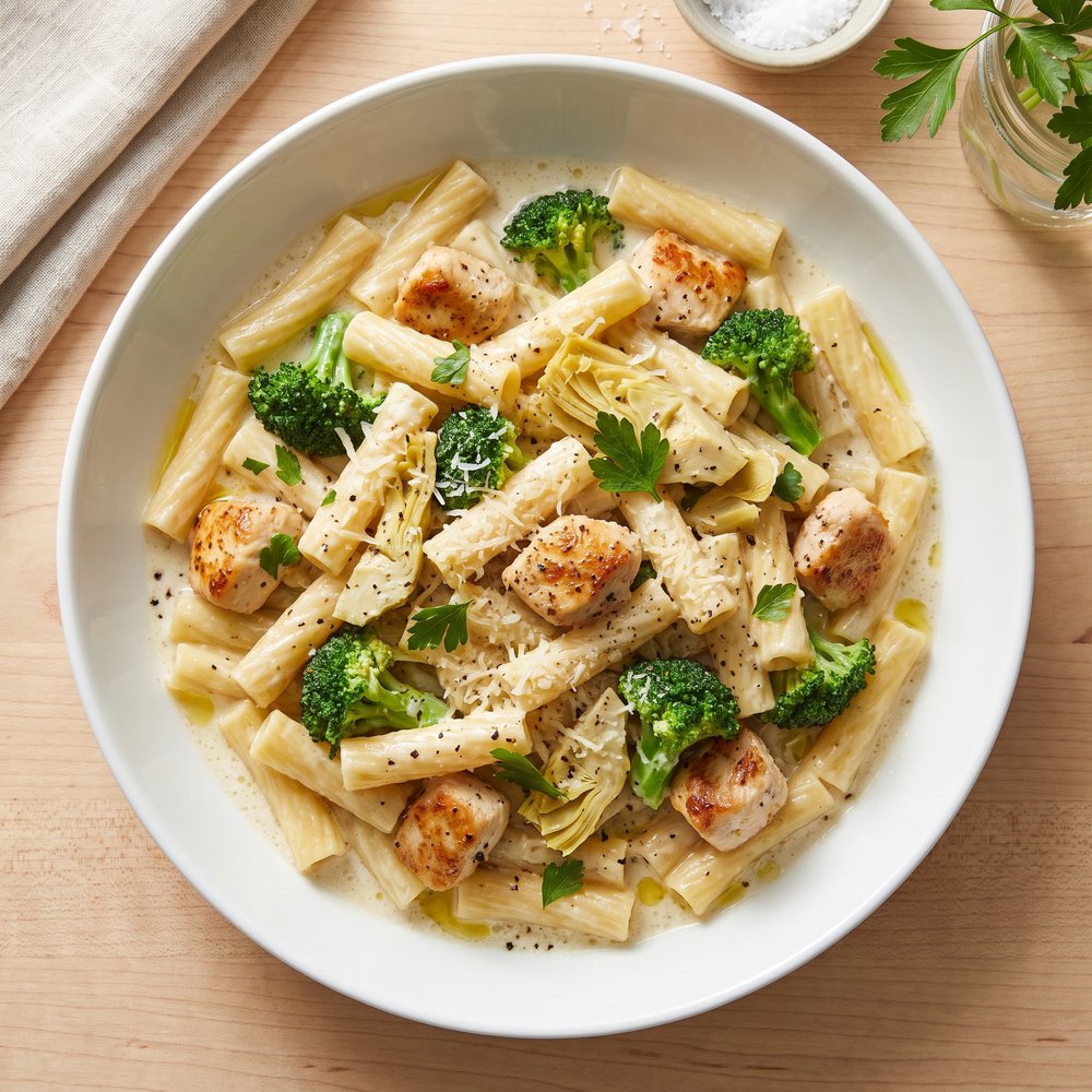 Ziti Chicken and Broccoli
