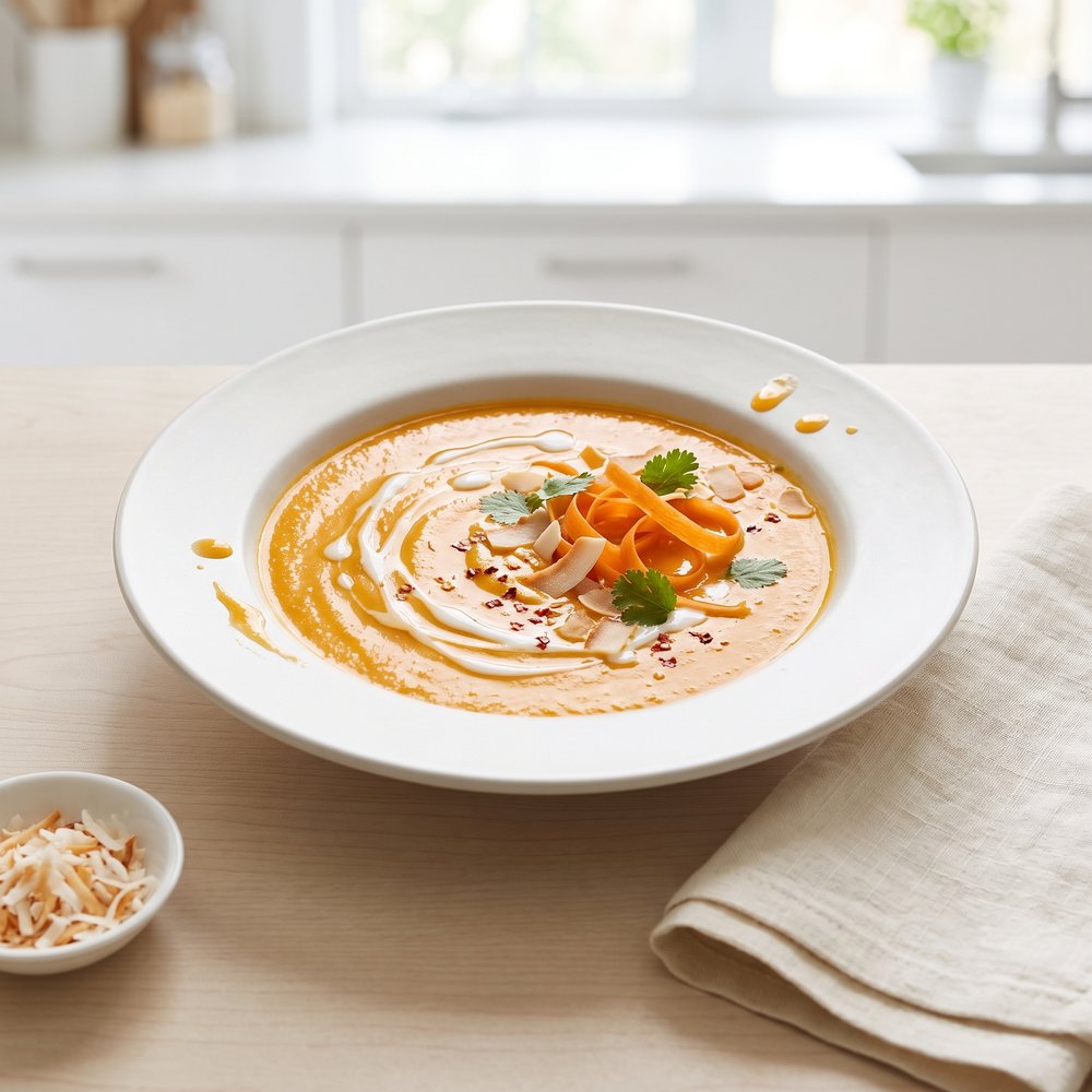 Caribbean Carrot-Ginger Soup