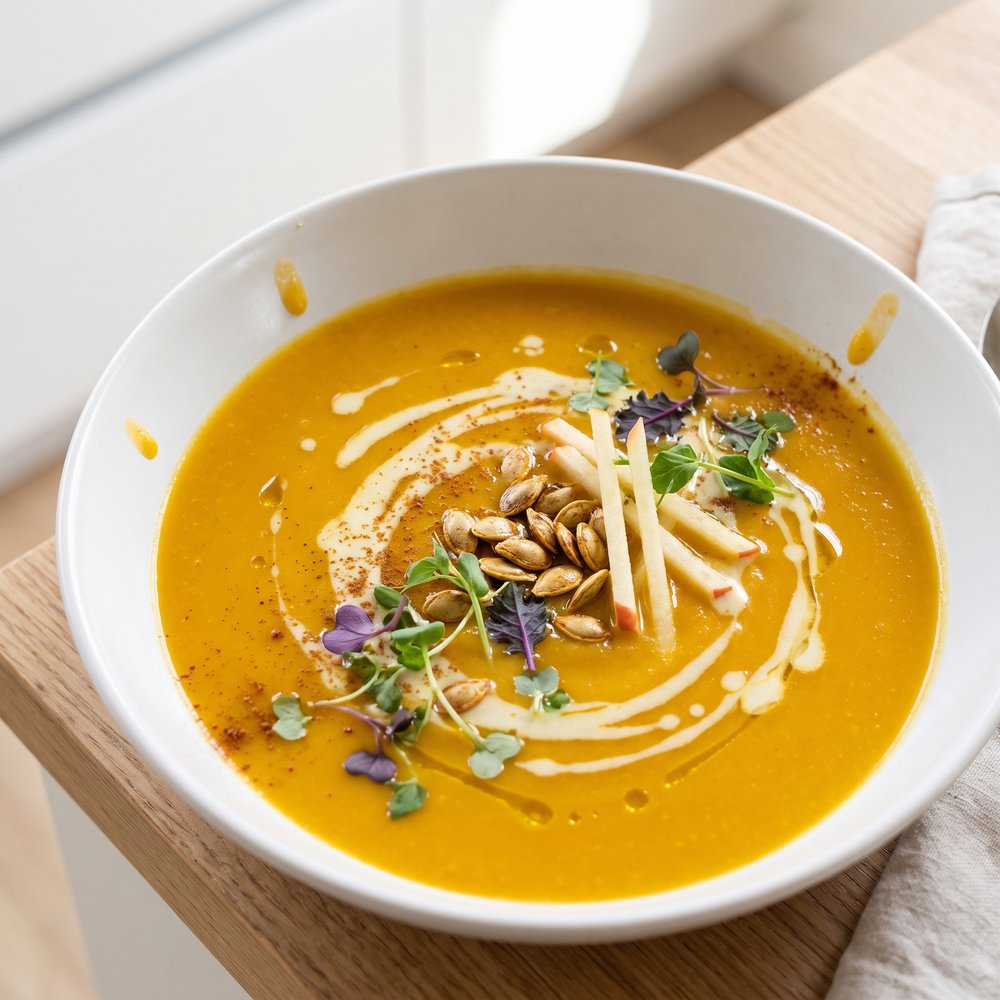 Butternut and Apple Autumn Soup