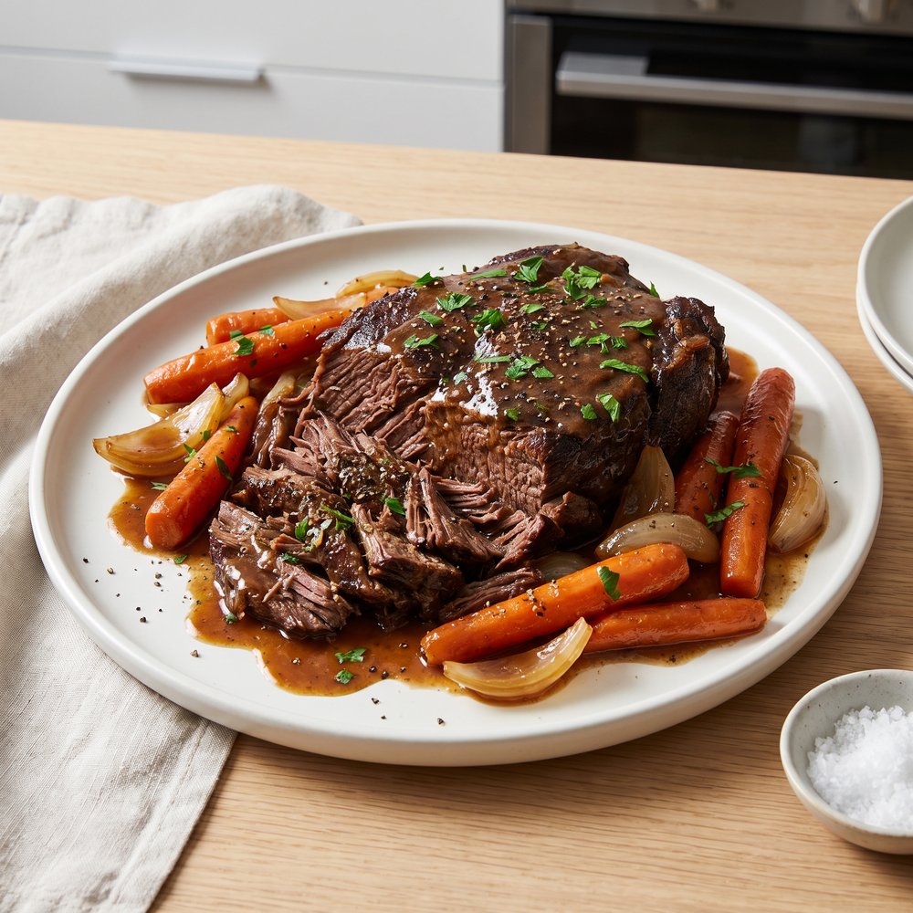 Crockpot Top Round Beef Roast